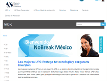 Tablet Screenshot of nobreak-mexico.com